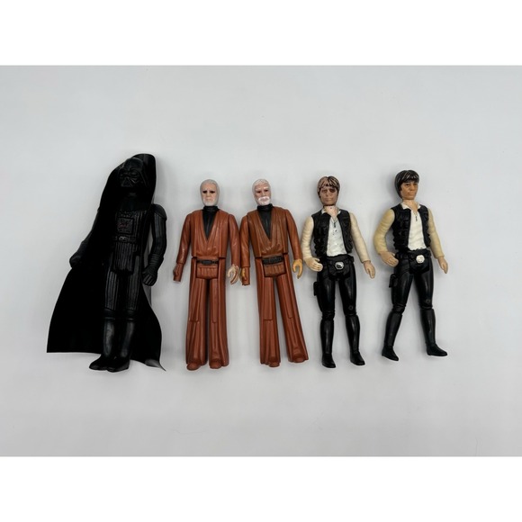 1977 Kenner Star Wars Lot (5) – Small‎ Head Han, Vader Cape, GMFGI Variants - Picture 1 of 7
